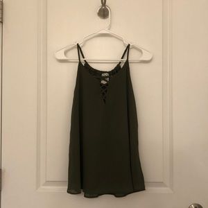 Small Green Sleeveless Blouse From Naïf